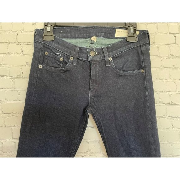 Women's Rag & Bone Skinny W1502K520 Jeans Dark Wash Heritage size 26 - Picture 7 of 8